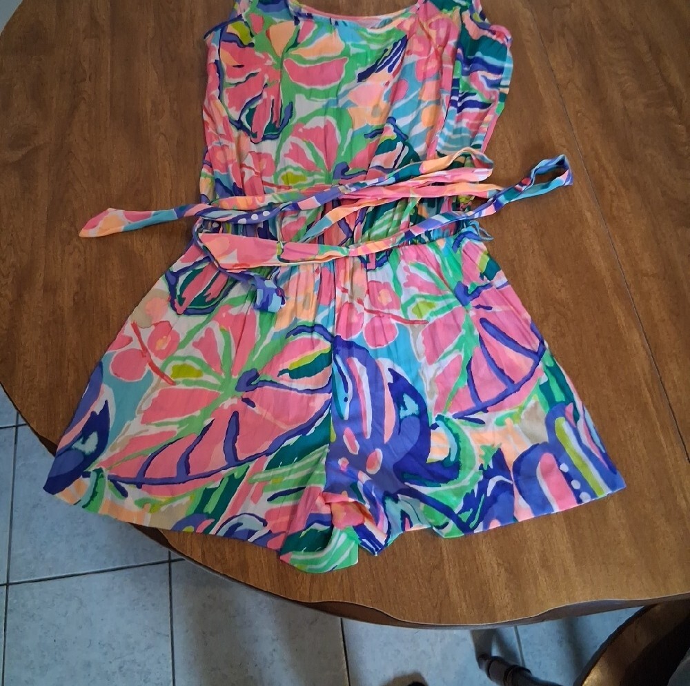 Lilly Pulitzer Rina Romper (Exotic Garden) - Picture 3 of 3